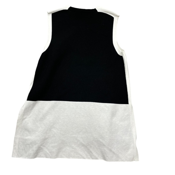Lafayette 148 New York Large Sleeveless Sweater Black White - Picture 5 of 5